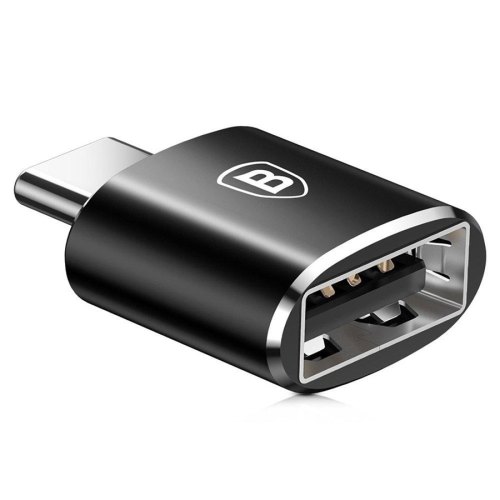 Адаптер OTG Baseus USB Female To Type-C Male Adapter Converter Black