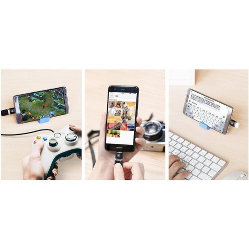 Адаптер OTG Baseus USB Female To Type-C Male Adapter Converter Black