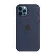 Чохол Apple Silicone Case для iPhone 12 Pro Max with MagSafe, Deep Navy