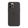 Чохол Apple Silicone Case HC for iPhone 12 Pro Max, with MagSafe Black