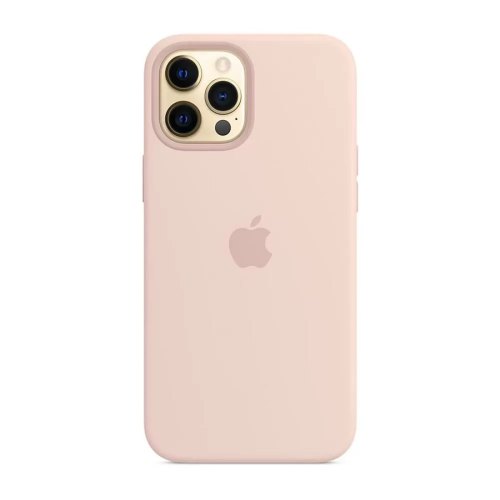 Чохол Apple Silicone Case HC for iPhone 12/12 Pro, with MagSafe Pink Sand