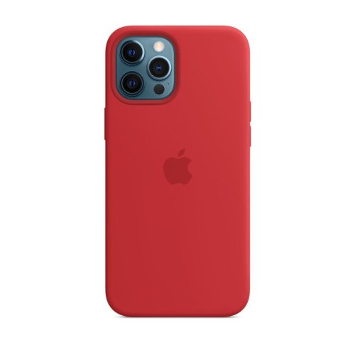 Чохол Apple Silicone Case HC for iPhone 12/12 Pro, with MagSafe Red