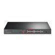 Комутатор TP-LINK TL-SL1218P 16xFE/PoE+ 150W, 2xGE, 1xcombo SFP, некерован