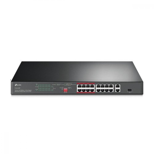 Комутатор TP-LINK TL-SL1218P 16xFE/PoE+ 150W, 2xGE, 1xcombo SFP, некерован