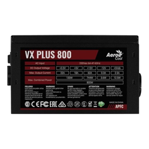 Блок живлення AeroCool VX 800 PLUS 800Вт (VX 800 PLUS)
