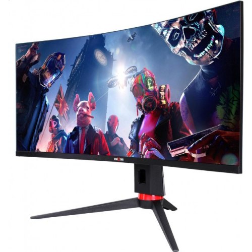 Монітор QUBE Overlord C34UQ144 34 UWQHD 144hz,Curved VA,HDMI,DP,DP cable,VESA