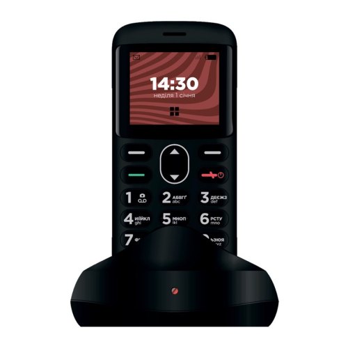 Мобільний телефон ERGO R201 Dual Sim Black