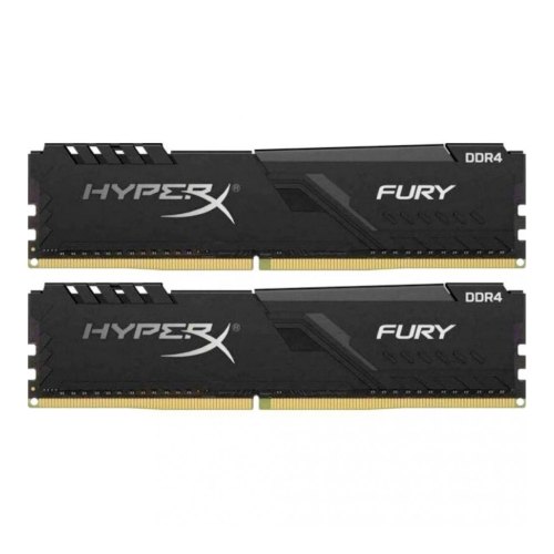 Модуль пам'яті DDR4 64GB (2x 32GB) 3600MHz HyperX Fury Black (HX436C18FB3K2/64)