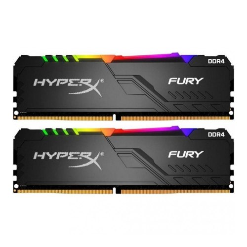 Модуль пам'яті DDR4 64GB (2x 32GB) 3600MHz HyperX Fury RGB (HX436C18FB3AK2/64)