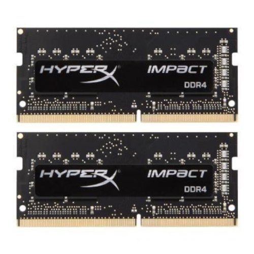 Модуль пам'яті SODIMM DDR4, 32GB (2x 16GB) 2666MHz, HyperX Impact (HX426S15IB2K2/32)