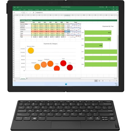 Ноутбук, ThinkPad X1 Fold Gen 1 (20RL0016RT)13.3 2K OLED/Intel i5-L16G7/8/SSD512/int/Win10Pro/Black