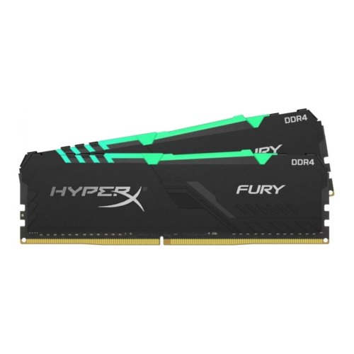 Модуль пам'яті DDR4 64GB (2x 32GB) 3200MHz HyperX Fury RGB (HX432C16FB3AK2/64)