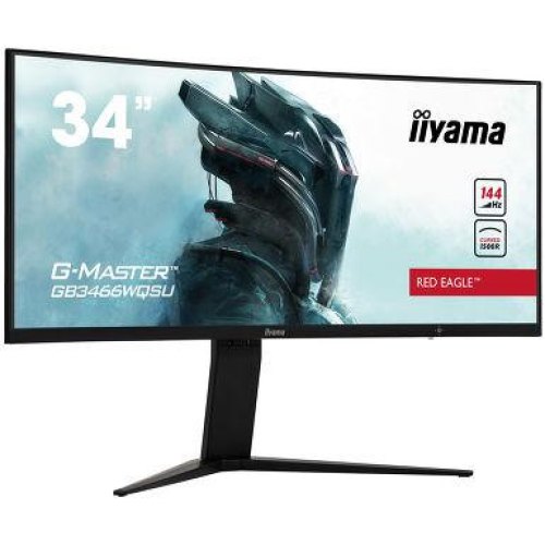 Монітор, Iiyama G-Master GB3466WQSU-B1, 34, VA, 3840x2160, 144Гц