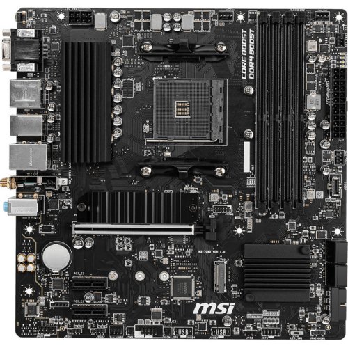 Материнська плата MSI B550M PRO-VDH Wi-Fi sAM4 4xDDR4 2xM.2 HDMI VGA DP microATX