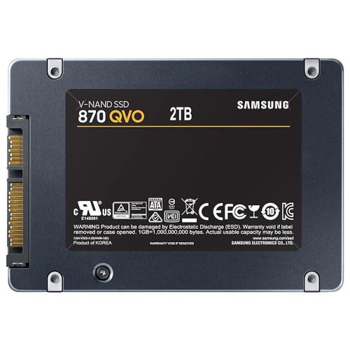Накопичувач SSD 2.5 Samsung 870 QVO 2TB SATAIII V-NAND 4bit MLC (MZ-77Q2T0BW)