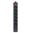 Мережевий фільтр живлення REAL-EL RS-6 PROTECT USB 5m black (EL122300018)