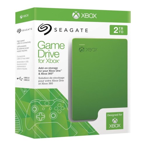 Зовнішній жорсткий диск 2TB Seagate Game Drive for Xbox (STEA2000403) 2.5 USB3.0 Green