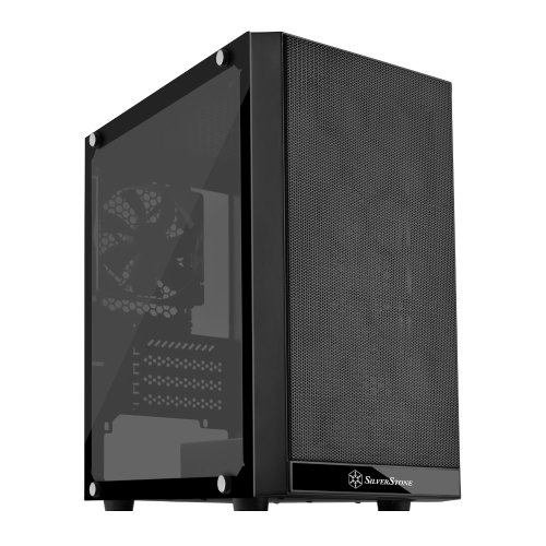 Корпус Silverstone PS15 Black Tempered Glass (SST-PS15B-G)