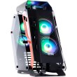 Корпус без БЖ QUBE Stalker Black-Orange (STALKER_FMBU3) ATX, Mini-ITX, Micro-ATX