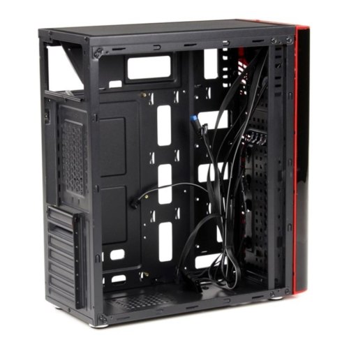 Корпус Frime Vision Red LED (VISION-U3-3RSRF-WP)