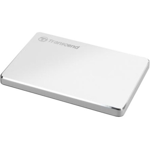 Зовнішній жорсткий диск 1TB Transcend StoreJet 25C3S (TS1TSJ25C3S) 2.5 USB Type-C Silver