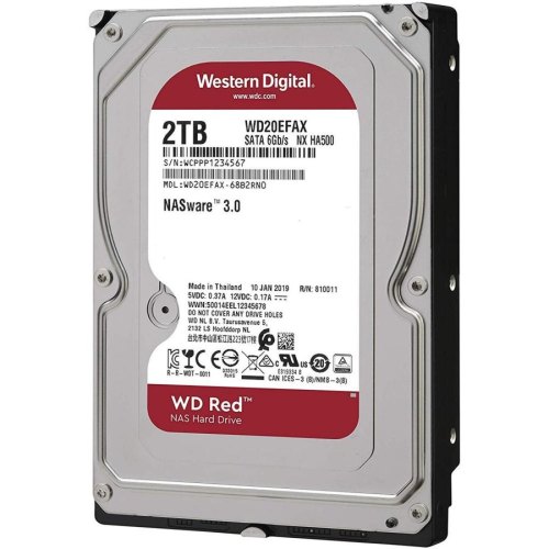 Жорсткий диск 3.5 Western Digital Red 2TB (WD20EFAX)