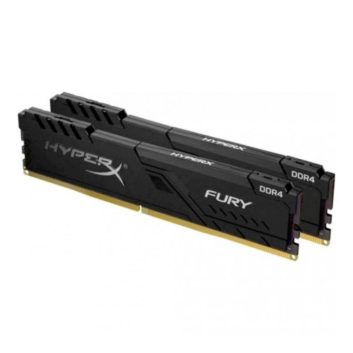 Модуль пам'яті, DDR4, 32GB (2x 16GB), 2400MHz, HyperX Fury Black (HX424C15FB4K2/32)