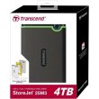 Зовнішній жорсткий диск 4TB Transcend StoreJet 25M3SS (TS4TSJ25M3S) 2.5 USB3.1 Grey
