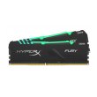 Модуль пам'яті, DDR4, 32GB (2x 16GB), 2400MHz, HyperX Fury RGB Black (HX424C15FB3AK2/32)