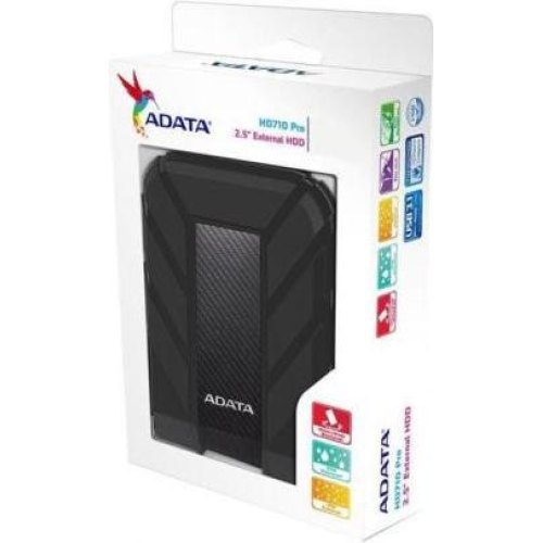Зовнішній жорсткий диск 5TB ADATA DashDrive Durable HD710 Pro (AHD710P-5TU31-CBK) 2.5 USB3.1 Black