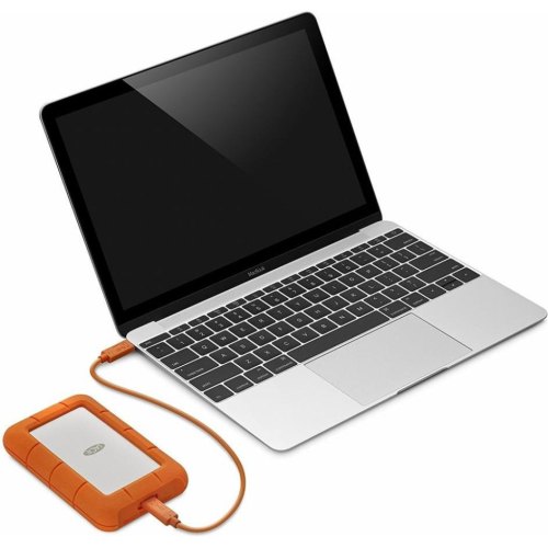 Зовнішній жорсткий диск 1TB LaCie Rugged (STFR1000800) 2.5 USB Type-C Orange