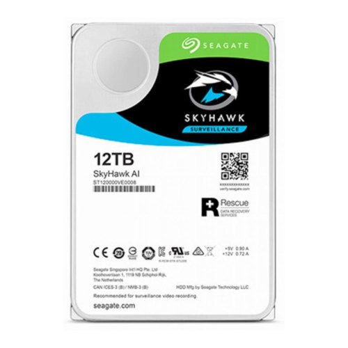 Жорсткий диск 3.5 Seagate SkyHawk AI 12TB (ST12000VE0008)