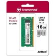 Модуль пам'яті, SO-DIMM DDR4, 16GB, 3200MHz, Transcend JetRam (JM3200HSE-16G)