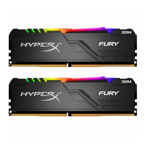 Модуль пам'яті DDR4 16GB (2x 8GB) 3466MHz HyperX Fury RGB Black (HX434C16FB3AK2/16)