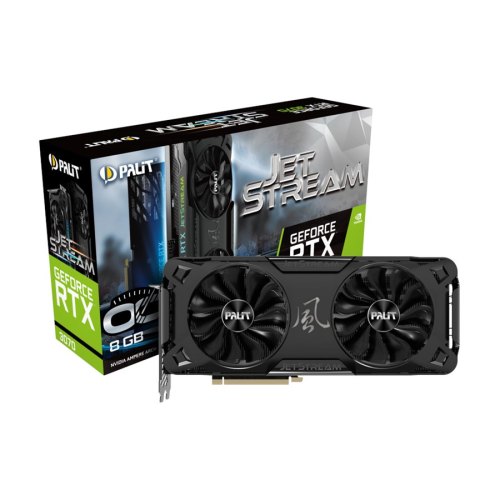 Відеокарта Palit GeForce RTX 3070 JetStream OC 8GB (NE63070T19P2-1040J)