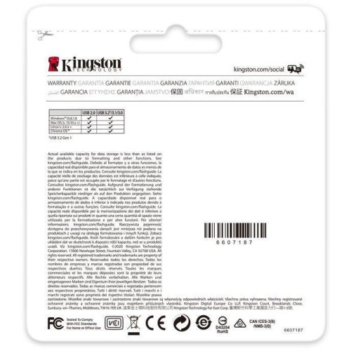 USB флеш Kingston  128GB USB 3.2 Type-A Gen1 DT Kyson