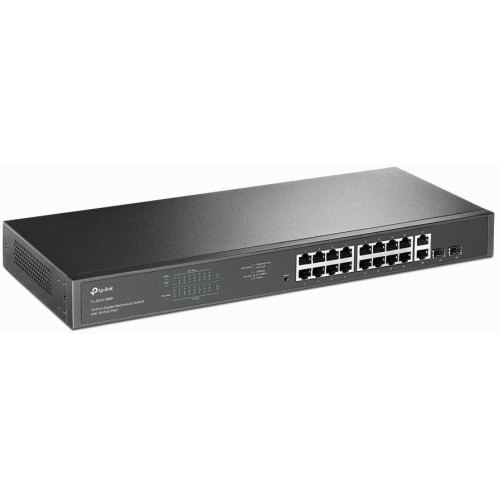 Комутатор TP-LINK TL-SG1218MP 16xGE/PoE+ 250W 2xGE 2xcomboGE/SFP 19 1U