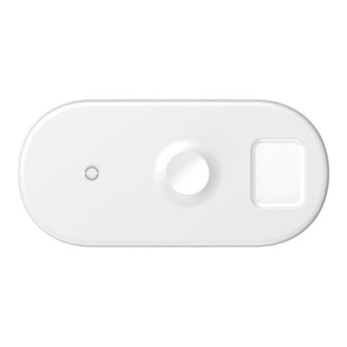 БЗП Baseus Smart 3in1 Wireless Charger For Phone+Watch+Pods（18W MAX）White