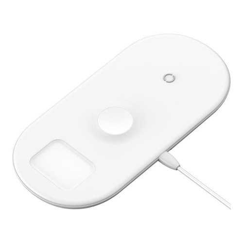 БЗП Baseus Smart 3in1 Wireless Charger For Phone+Watch+Pods（18W MAX）White