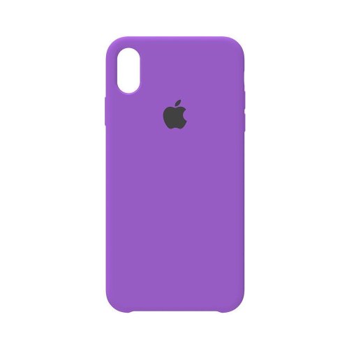 Чохол Apple Silicone Case HC for iPhone X/XS, Purple 45