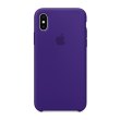 Чохол Apple Silicone Case HC for iPhone XS, Violet 52