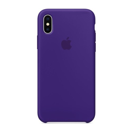 Чохол Apple Silicone Case HC for iPhone XS, Violet 52