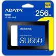 Накопичувач SSD 2.5 ADATA Ultimate SU650 256GB SATAIII 3D TLC (ASU650SS-256GT-R)