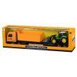 Same Toy Машинка інерційна Super Combination Самоскид (жовтий) із бульдозером