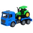 Same Toy Машинка інерційна Truck Тягач (синій) з трактором