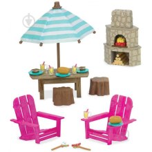 Li`l Woodzeez Ігровий набір - Тераса і камін