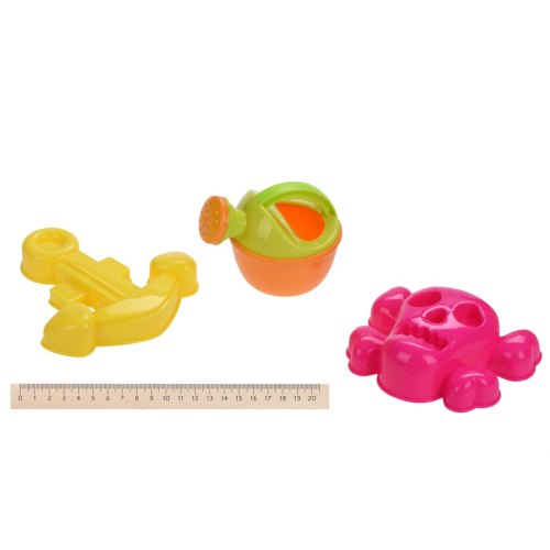 Same Toy Набір для гри з піском Відерце червоне (6 од.)