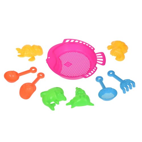 Same Toy Набір для гри з піском Рожевий (9 од.)