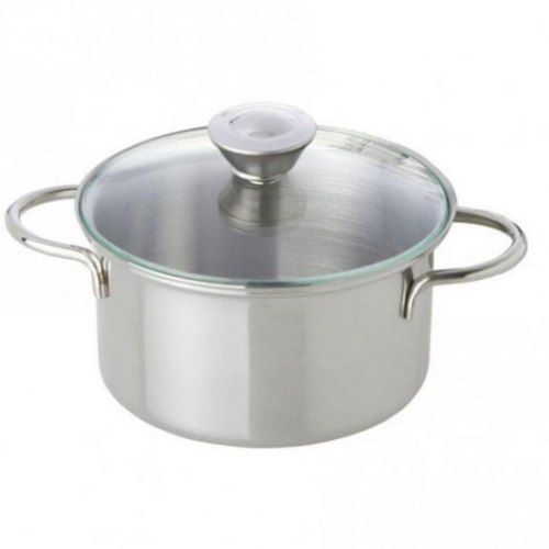 nic Ігрова каструлька металева з скляною кришкою (12 см)