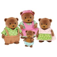 Li`l Woodzeez Набір фігурок - Сім'я Ведмедів
